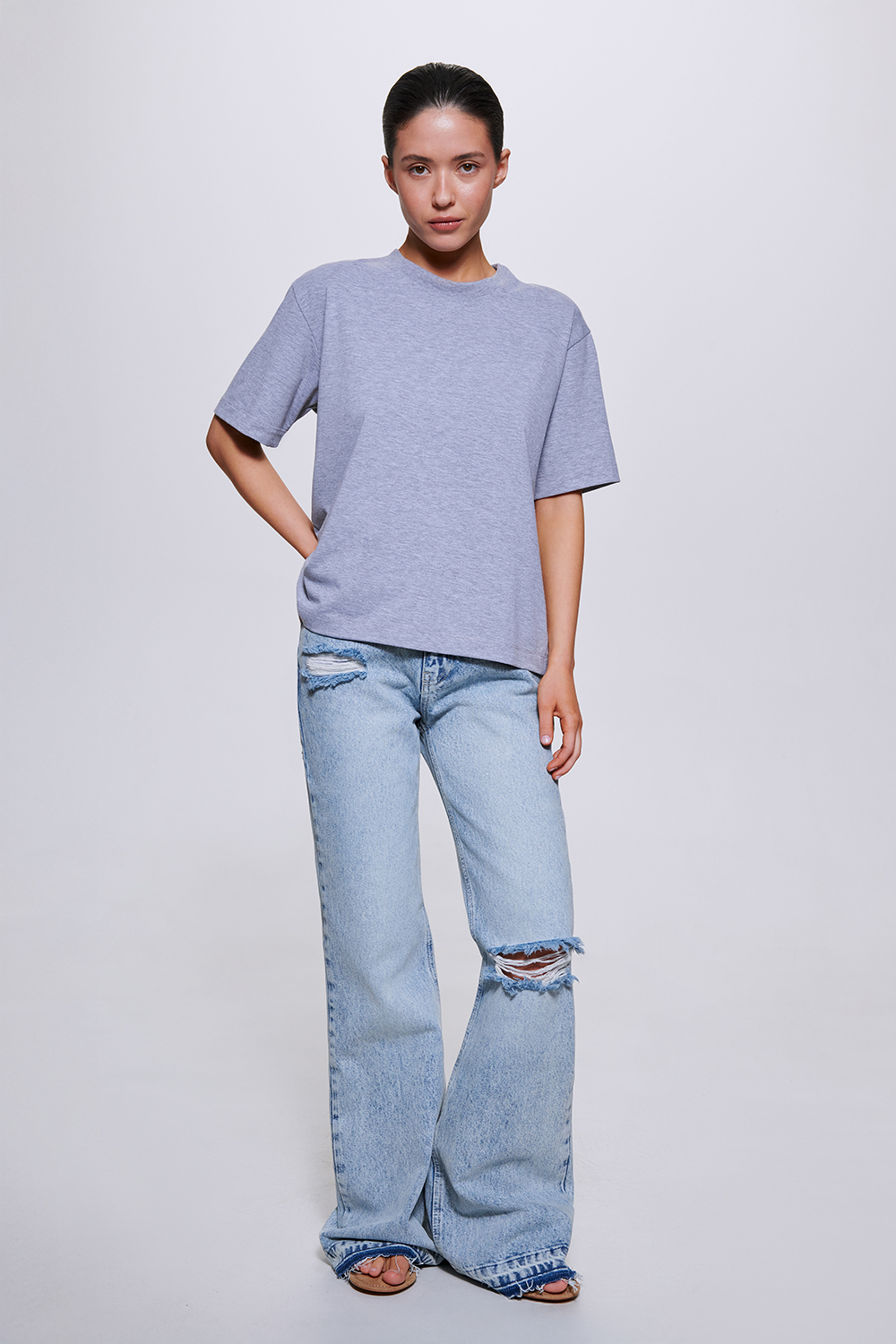 PA-1005-22-LIGHT-GREY-MELANGE · LOOK 01